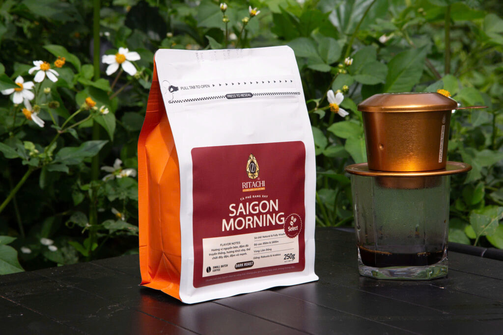 Cà phê rang xay Ritachi Saigon Morning - Đậm vị truyền thống
